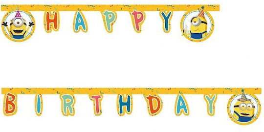 Procos Happy Birthday Minions Garland for Party Minions 200cm