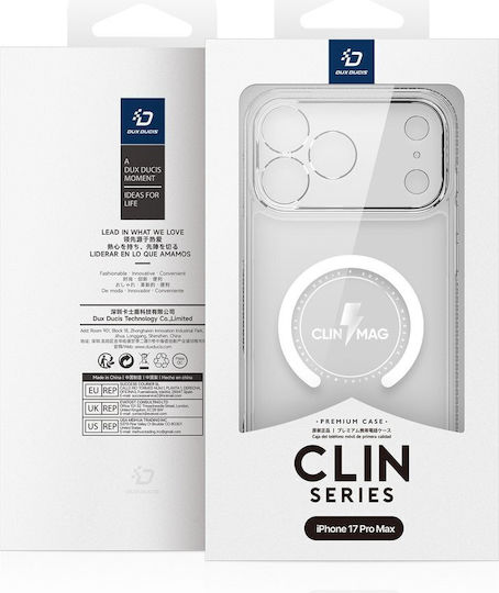 Dux Ducis Clin Mag Back Cover Silicone / Plastic Transparent (iPhone 17 Pro)