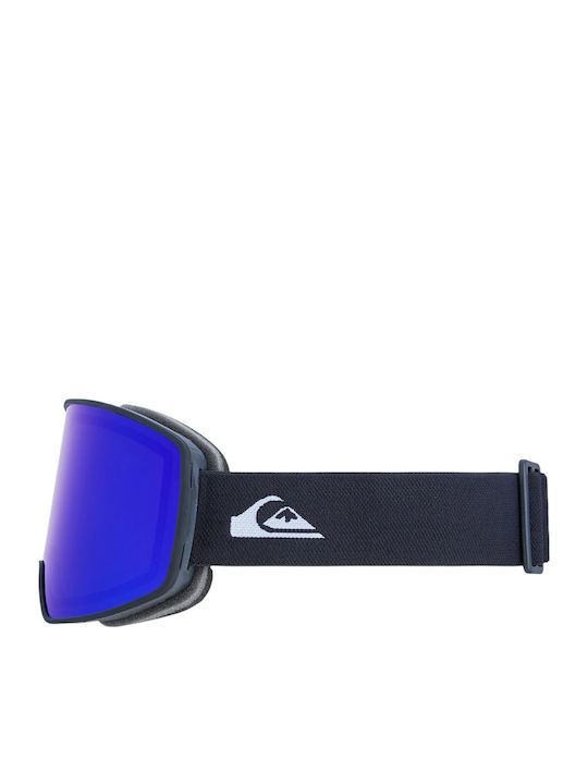 Quiksilver Storm Ski & Snowboard Goggles Kids Black with Lens in Black Color