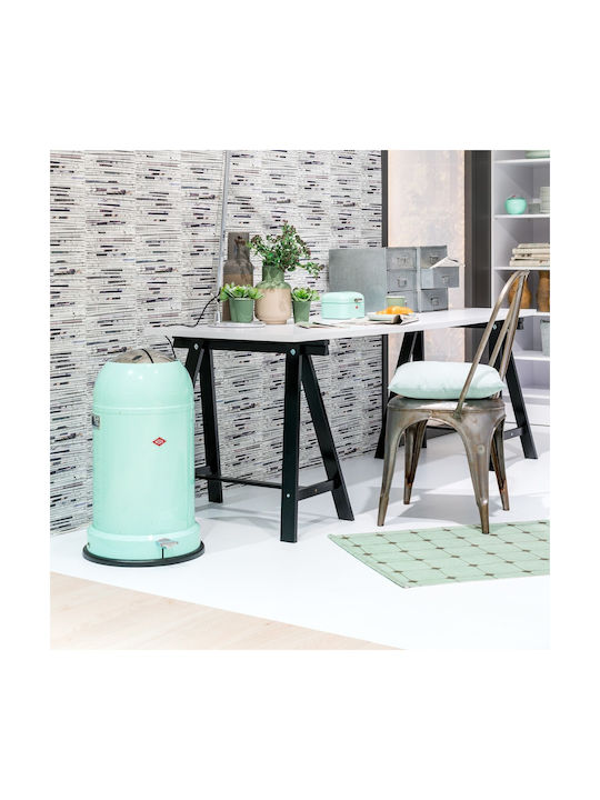 Wesco Μεταλλικό Καλάθι Αχρήστων 33lt Γκρι