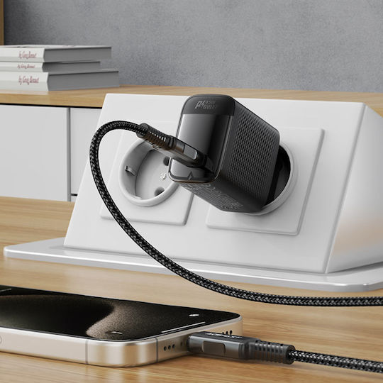 Acefast Φορτιστής Χωρίς Καλώδιο GaN με Θύρα USB-C 45W Power Delivery Μαύρος (A112)