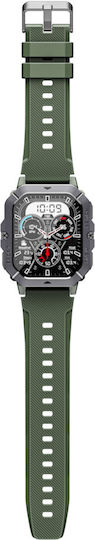 Oukitel BT101 Smartwatch with Heart Rate Monitor (Green)