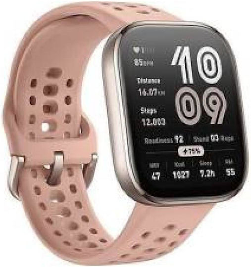 Amazfit Bip 6 46мм Водоустойчив Смартчасовник с Пулсомер (Blush)