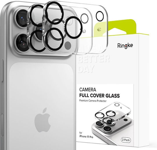 Camera Protection Tempered Glass Black for the iPhone 17 Pro