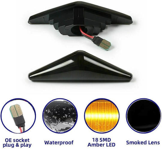 Φλας Led για Ford Focus / Mondeo 1998-2004 2τμχ
