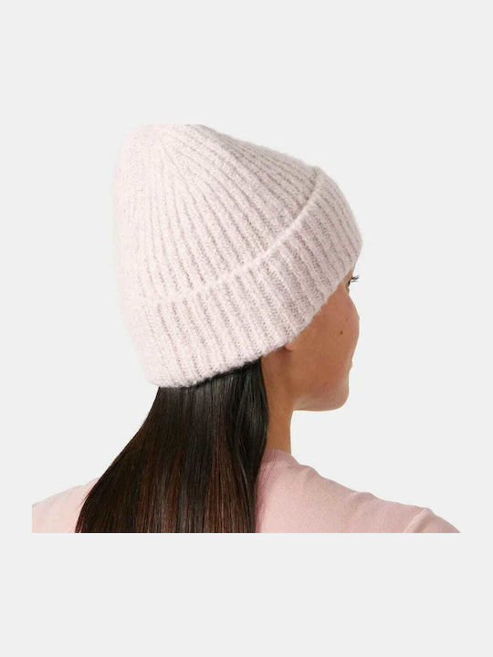 Beanie Unisex Σκούφος Πλεκτός σε Ροζ χρώμα