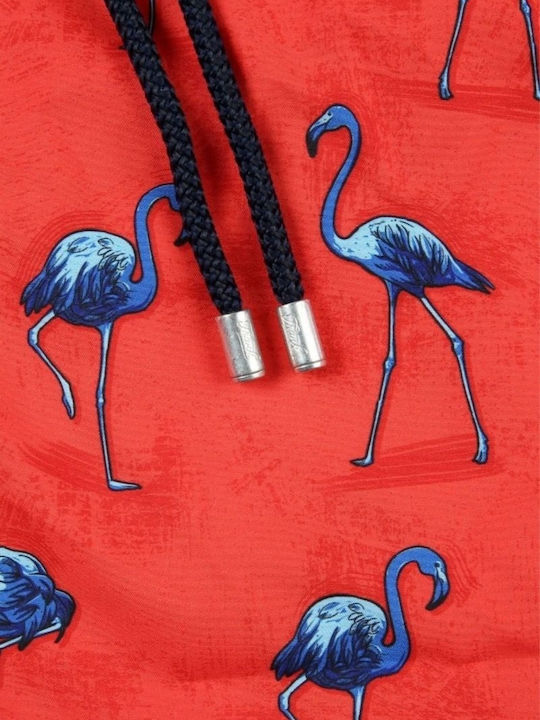 Costume De Baie Bărbați Pantaloni Scurți Flamingo Roșu