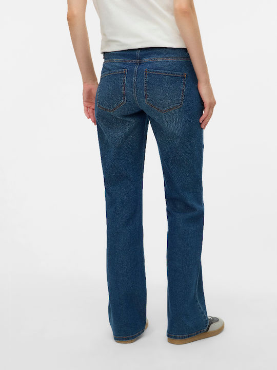 Maternity Flared Jeans Navy Blue 20022340 Mamalicious