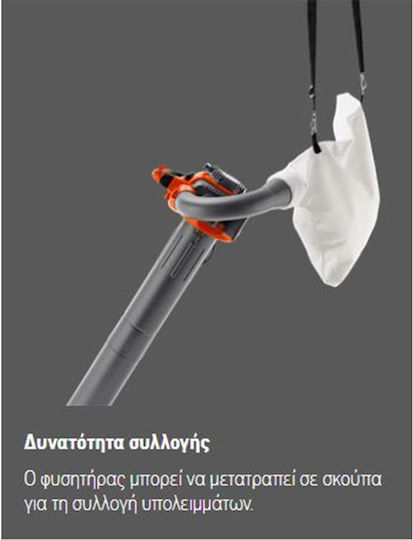 Husqvarna 125BVX Листосъбирач / Издухвател Чанта за ръка