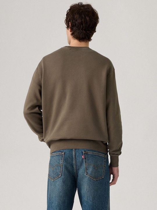Levi's Authentic Crew Sweatshirt Brown