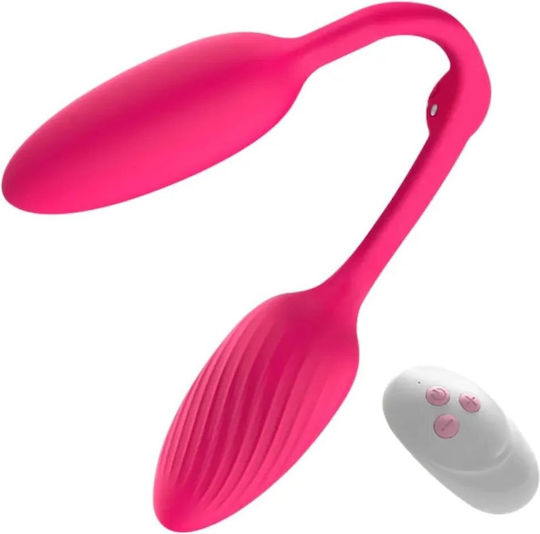 Kinksters Double Vibrator With Remote Control Pink