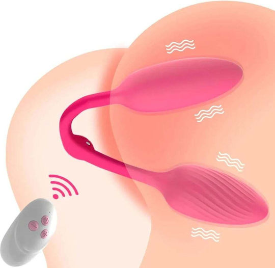Kinksters Double Vibrator With Remote Control Pink