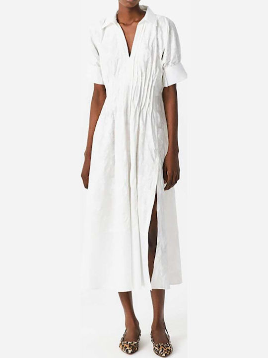 Sommer Maxi Damenkleid mit Tränen Weiß
