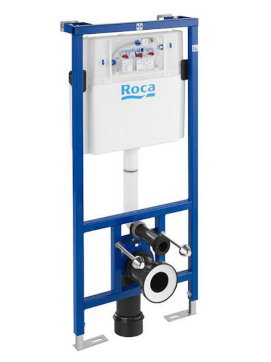 Roca Inspira Square Λεκάνη Κρεμαστή Rimless Χωρίς Κάλυμμα Λευκή