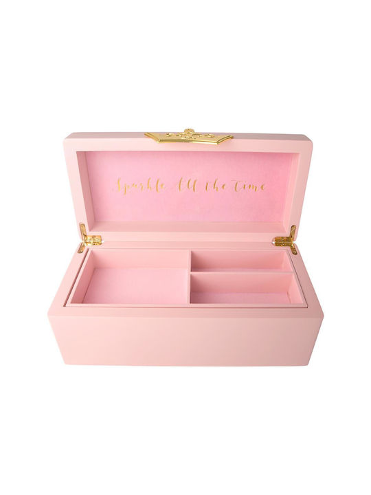 Peers Hardy Kinder-Schmuckkästchen aus Holz Rosa