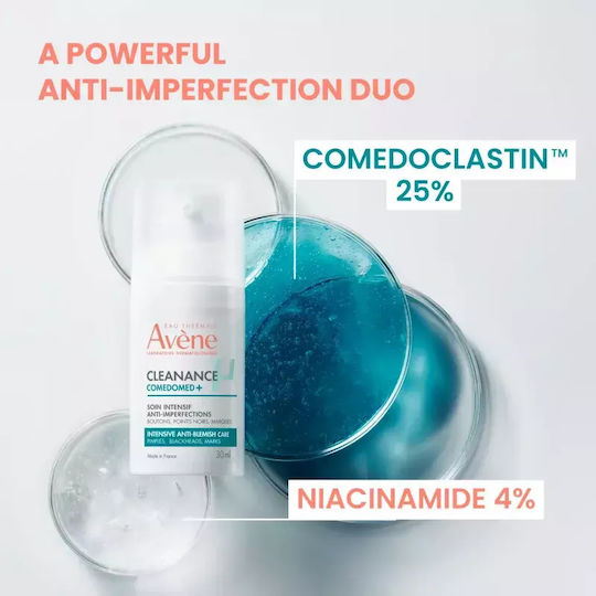 Eau Thermale Avène Cleanance Cleanance Light Ενυδατικό & Ρυθμιστικό Gel Προσώπου κατά των Ατελειών & της Ακμής με Νιασιναμίδη 30ml