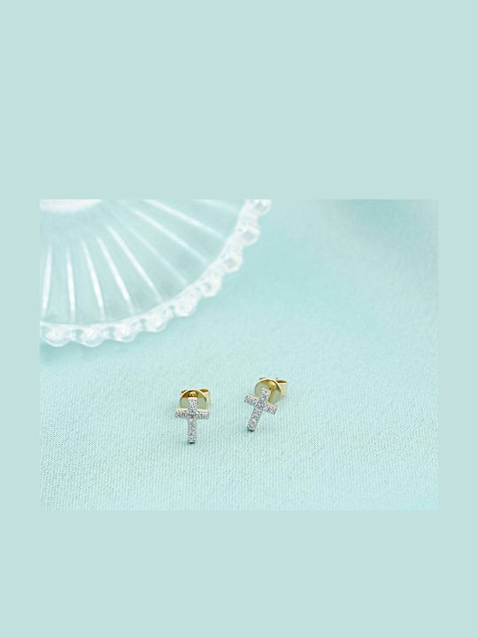 Sorelly Cercei din Aur 14K cu Diamant