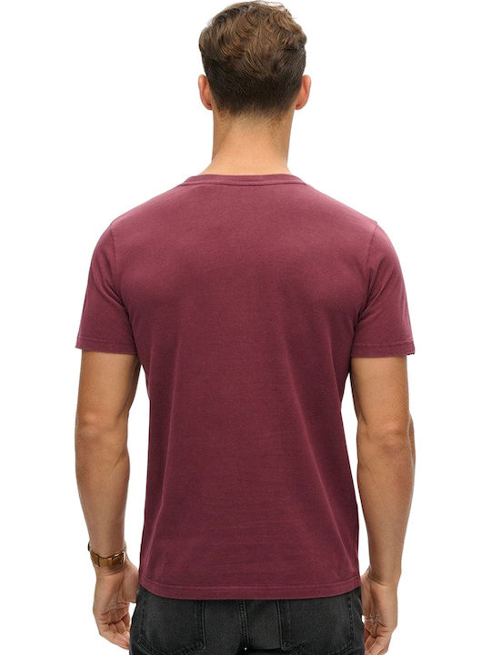 Superdry D1 Ovin T-shirt Μπορντό Superdry D1 Ovin T-shirt Μπορντό