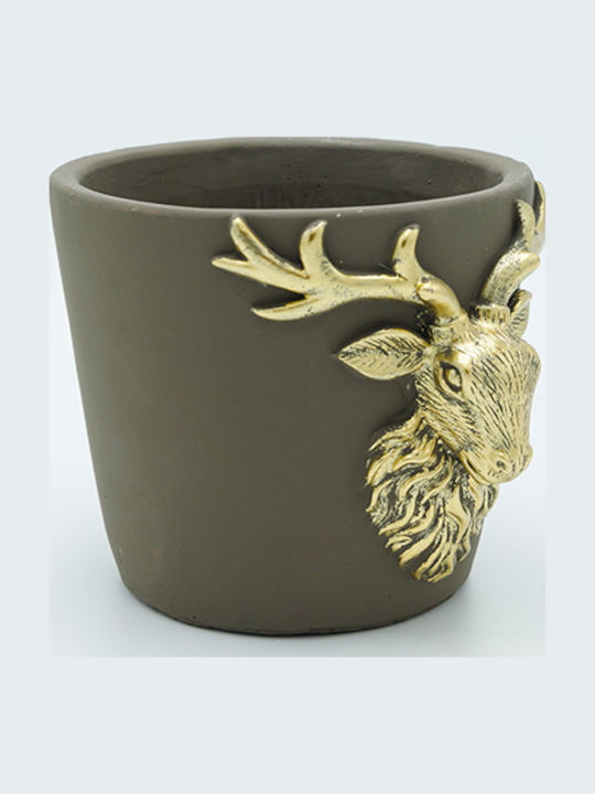 Eurolamp Planter Concrete Multicolour 16x14x12.5cm.