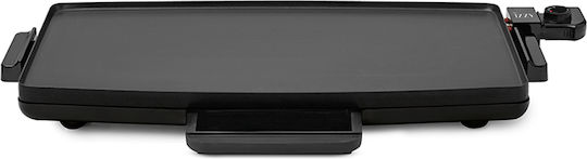 Izzy Plancha BBQ XL Tabletop Electric Grill Smooth Plate 2400W with Adjustable Thermostat 59.5cmx34.5cmcm