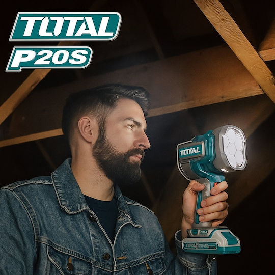 Total TOSLI241181E Set Impact Driver & Projector Brushless 20V with 2 Batteries 5Ah
