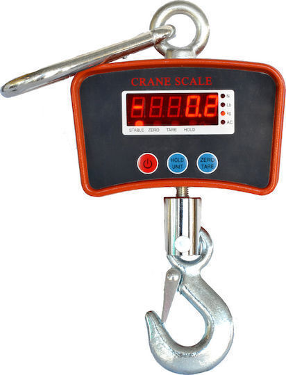 Electronic Professional Hanging Scale with Weighing Capacity of 1000kg and Division 500gr