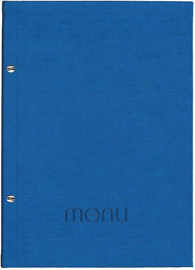 Nächste Restaurantmenü Pu Nomaden Blau 24x32cm 10 Hüllen Schrauben