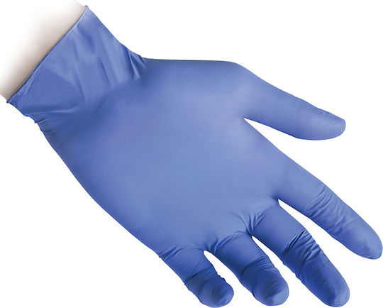 Reflexx Gloves for Work Disposable Blue Nitrile 100pcs