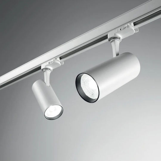 Ideal Lux Единично LED Топло бяло Спот в Бял Цвят