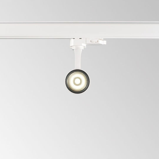 Ideal Lux Единично LED Топло бяло Спот в Бял Цвят