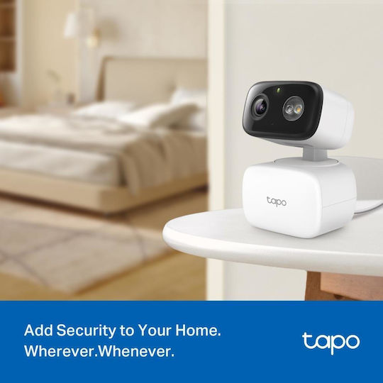 TP-LINK TAPO C206 v1 IP Камера за Наблюдение Wi-Fi Full HD 1080p Водоустойчива с Двупосочна Комуникация и Обектив 4mm