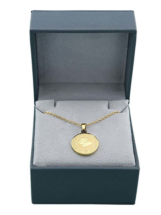 Sorelly Charm Semn zodiacal din Placat cu aur Oțel