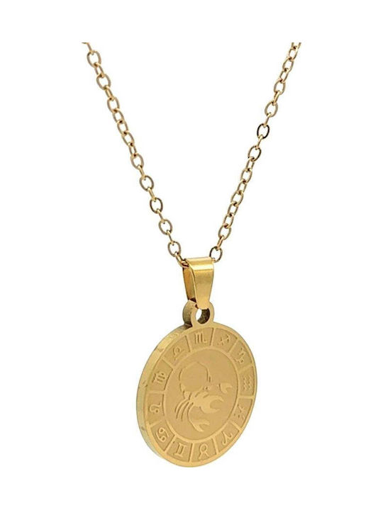 Sorelly Charm Semn zodiacal din Placat cu aur Oțel