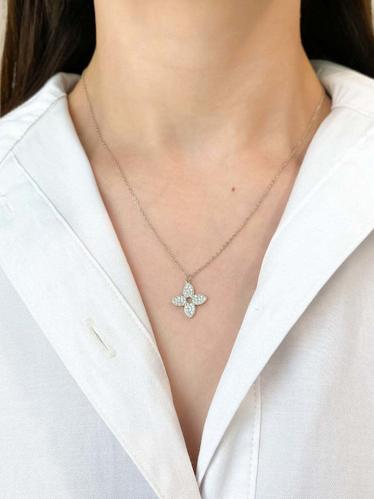 Sorelly Charm mit Design Blume aus Silber