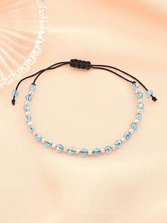 Sorelly Damen Armband aus Kabel mit Perlen