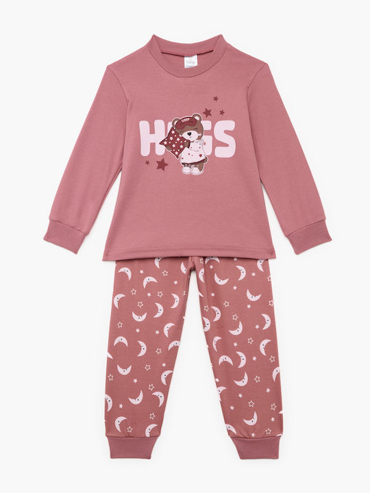 Pretty Baby Детска пижама Зимна Pink