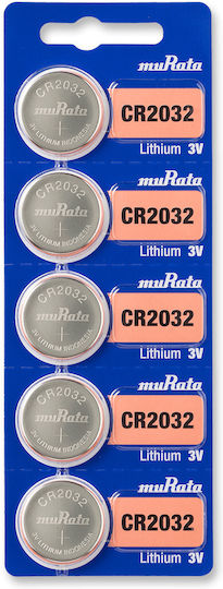 Μπαταρία Λιθίου Ρολογιών CR1632 / CR2032 3V 1τμχ