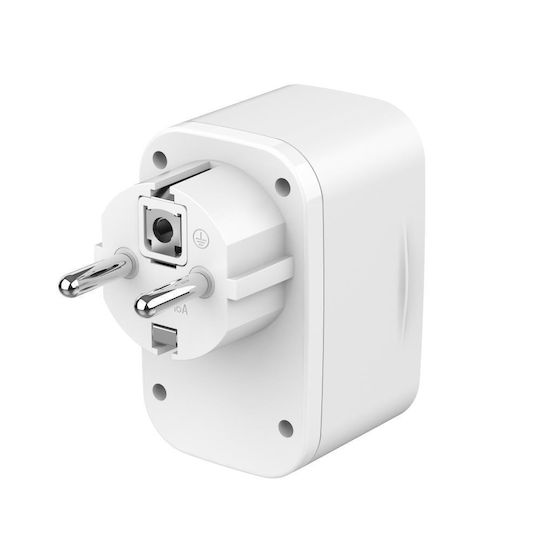 Gembird Charger Without Cable with USB-A Port and USB-C Port 20W Power Delivery / Quick Charge 3.0 Whites (TA-ACPDQC20-01-W)