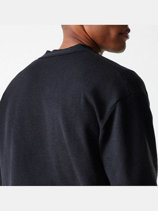 Herren Strickjacke Black