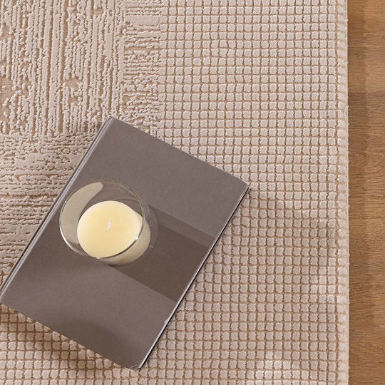 Royal Carpet Bianca 680a Teppich Rechteckig Synthetisch,Polyester/Cotton/Leather Beige