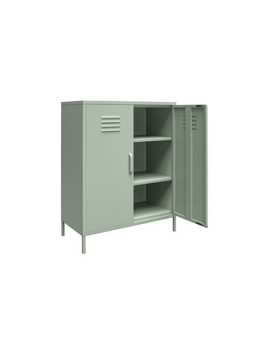 Bufet Ophfere 104 din Metal Green 80x40x102cm