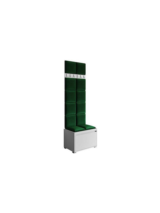 Comfivo 395 Mobilier de Intrare cu Oglindă & Cuier 65x34x207cm