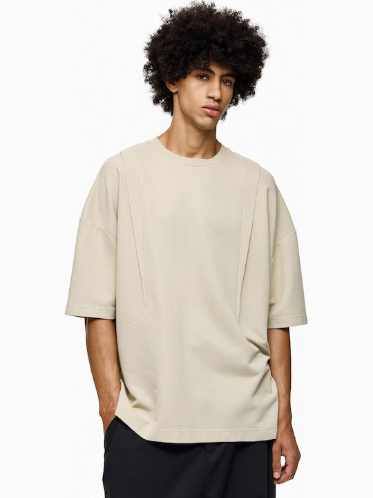 T-shirt Μπεζ