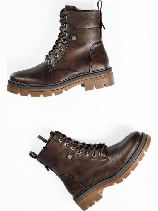 Stiefeletten Damen Taupe