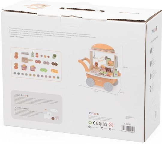 Viga Toys Kids Wooden Shop for 3+ Years 46pcs