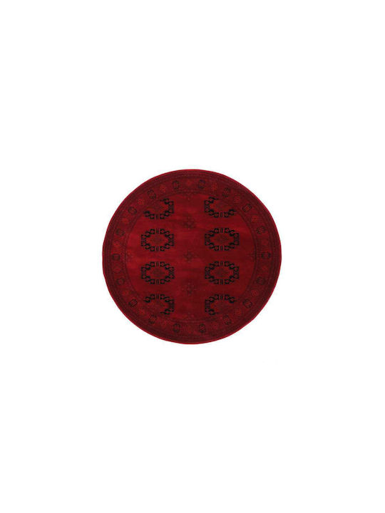 Royal Carpet Afgan 6871 Lucrat manual Covor Rectangular cu franjuri Bordeaux