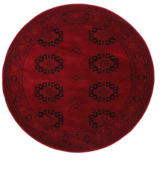 Royal Carpet Afgan 6871 Χειροποίητο Χαλί Ορθογώνιο με Κρόσια Μπορντό 133x190cm