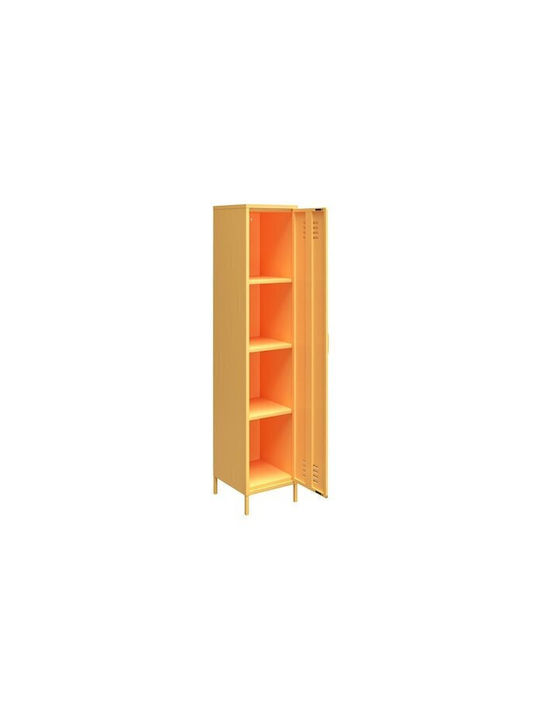 Βιβλιοθήκη Sersoni 103 Κίτρινο 38x40x185εκ.