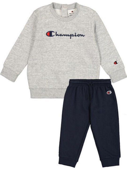 Kinder Sweatpants Set Mit Bluse Grau