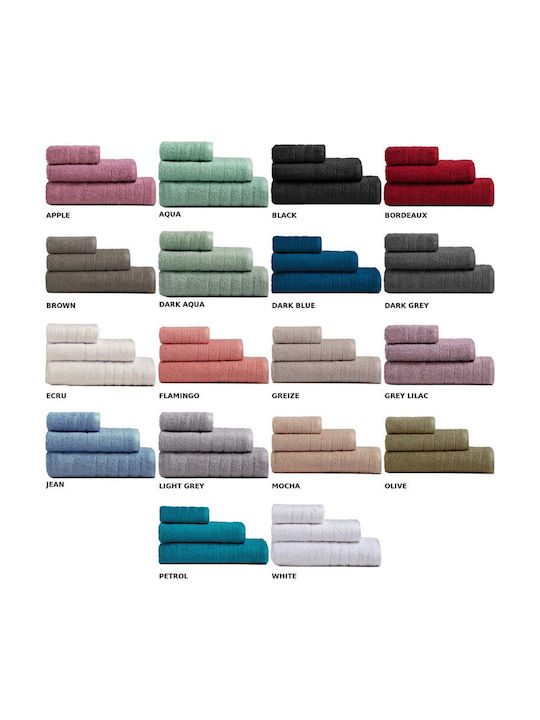 Melinen Hand Towel Fresca 30x50cm Bordeaux Weight 500gr/m²